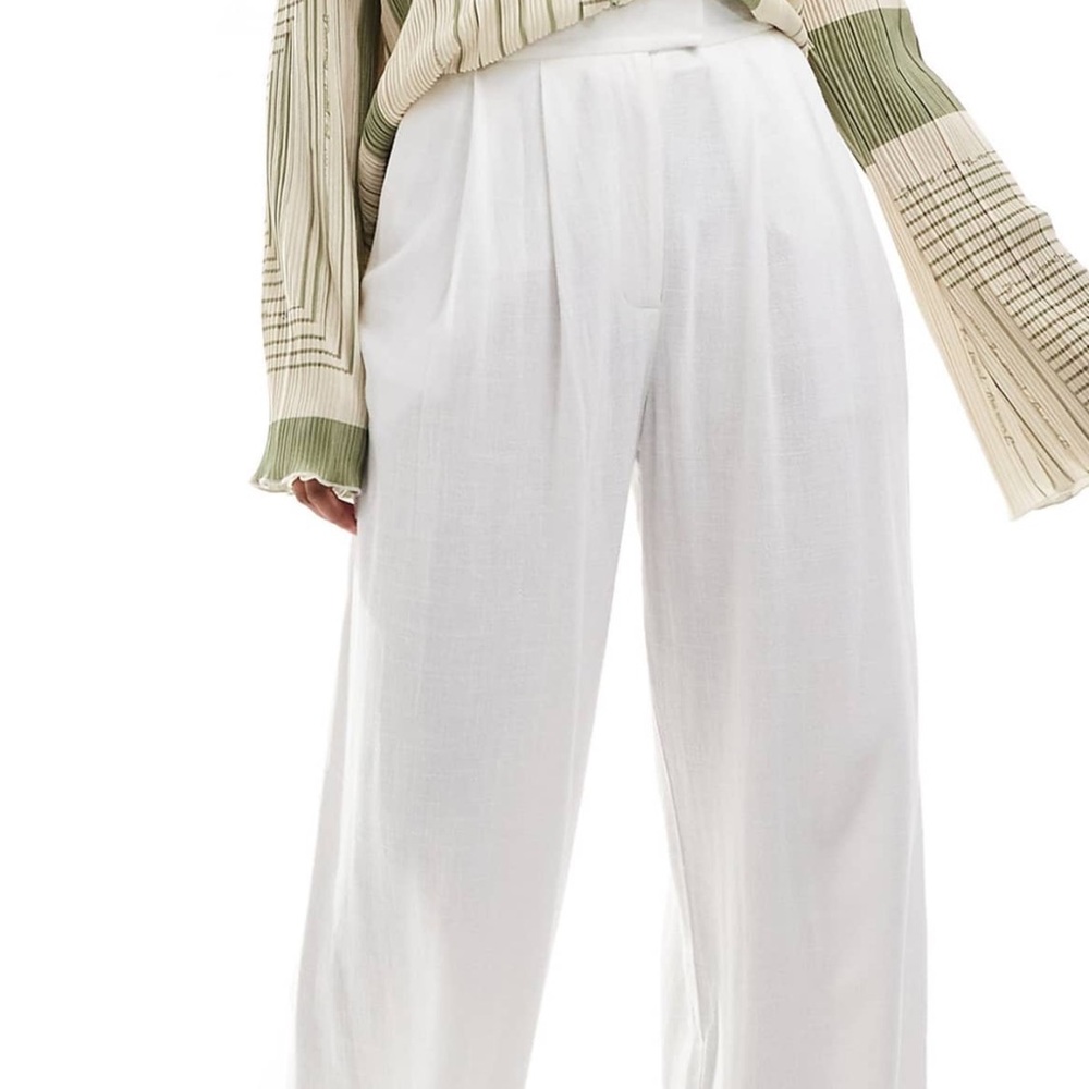 Elegant White Women's Pants